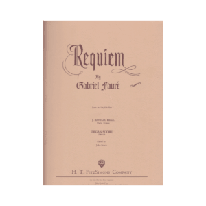 Requiem - Organ score