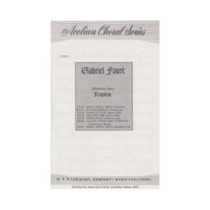 In Paradisum  (In Paradise) - SATB