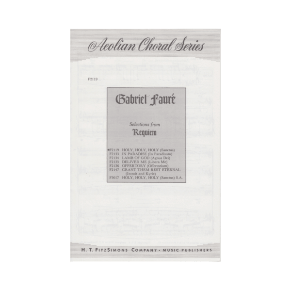Sanctus - SATB