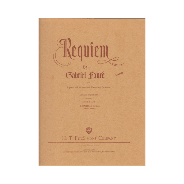 Requiem Miniature Full Score - Miniature Score