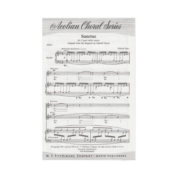 Sanctus (Requiem) - SA